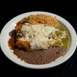 Mexican Flag Enchiladas